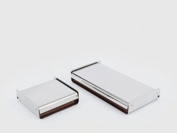 CITERA - Stainless steel and wood storage box by Danese Milano - view 2